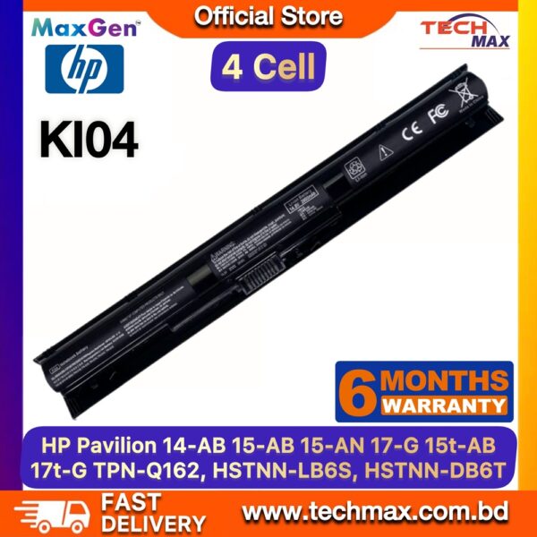 HP KI04 Battery for Pavilion 14-AB 15-AB 15-AK 17-G Laptop Battery