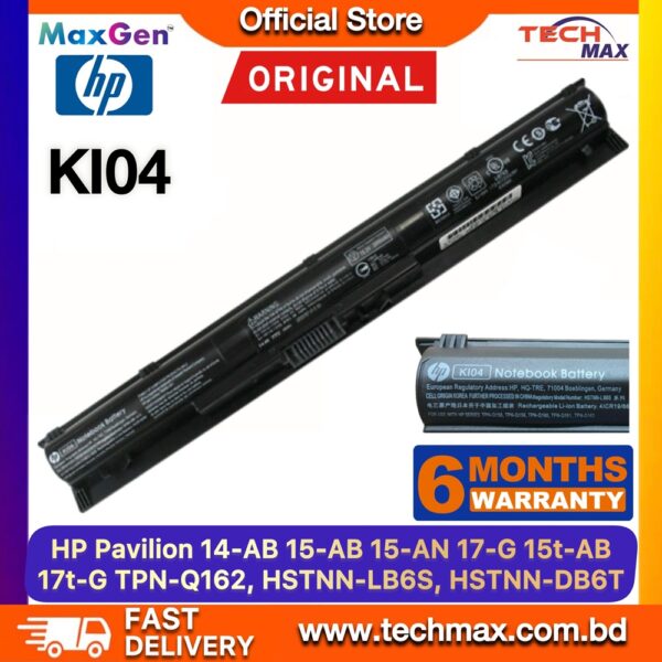 Original HP KI04 Battery for Pavilion 14-AB 15-AB 15-AK 17-G Laptop Battery