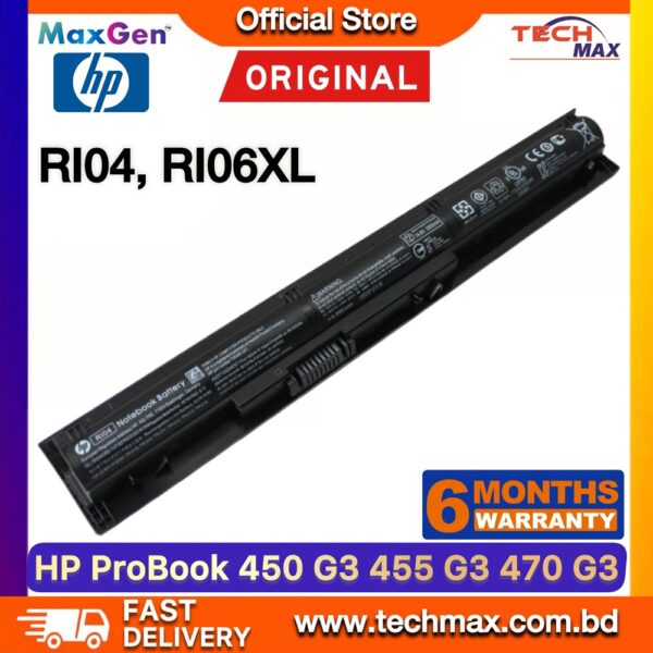 Original HP RI04 RI04XL RI06XL Battery for ProBook 450 G3 455 G3 470 G3 Laptop Battery