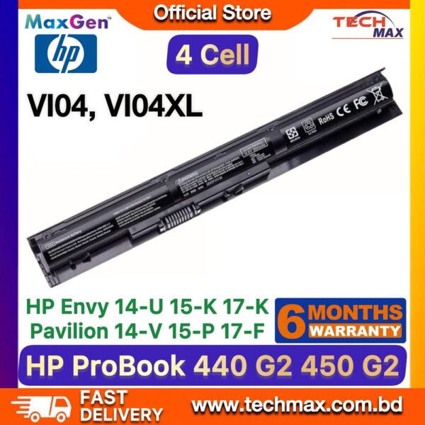 HP VI04 VI04XL Battery for ProBook 440 G2 450 G2 455 G2 Laptop Battery