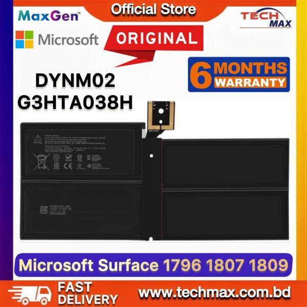 Microsoft Surface Pro 5 6 Battery G3HTA038H for models 1796 1807 1809