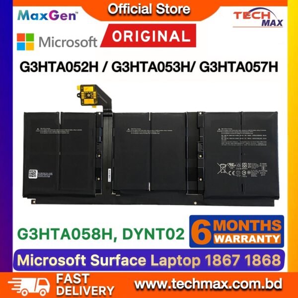 Microsoft Surface 3 1867 1868 Battery G3HTA052H for 13.5 inch model 1867 1868