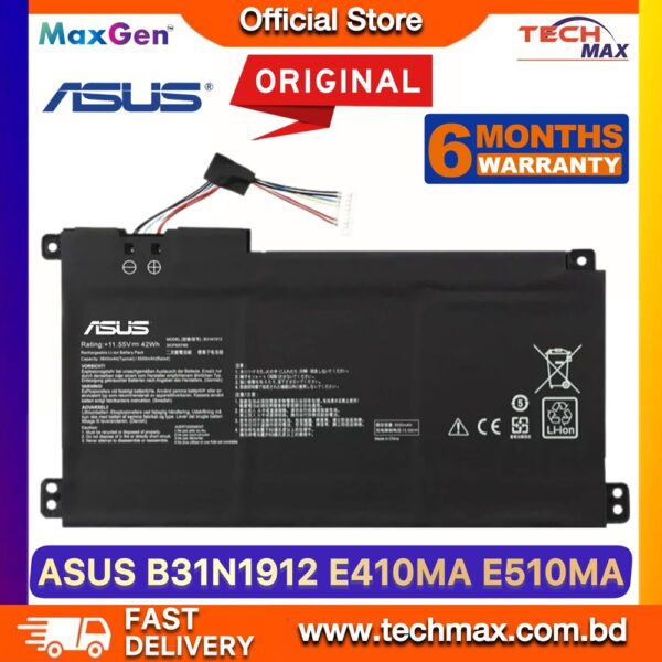 Original ASUS B31N1912 Battery for VivoBook E410MA L410MA E510MA L510MA Laptop Battery