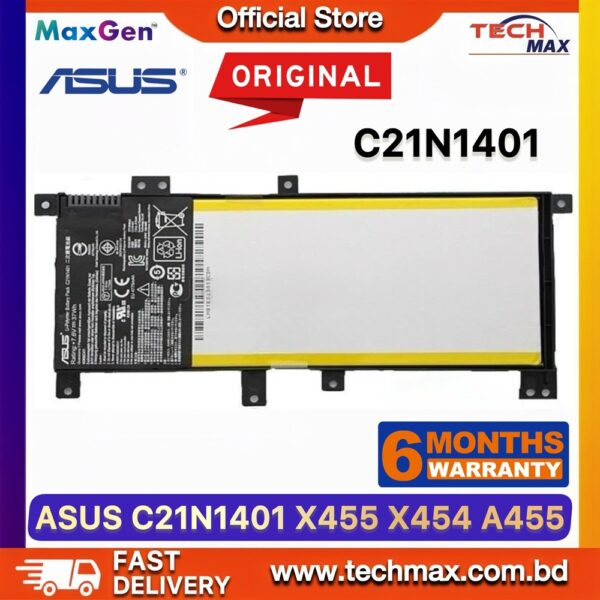 Original ASUS C21N1401 Battery for X455 X455LA X455LD X455LF Y483L F455L Laptop Battery