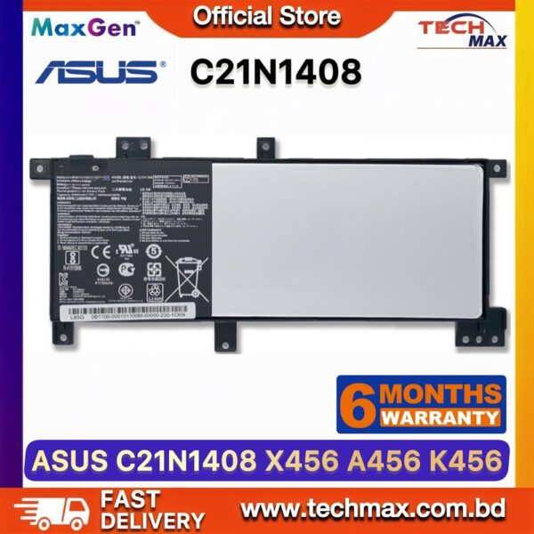 ASUS C21N1408 Battery for K555L V555L X555LN X555UA F555L Laptop Battery