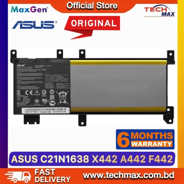 Original ASUS C21N1638 Battery for VivoBook X442 X442U X442UA A442 A442UF Laptop Battery