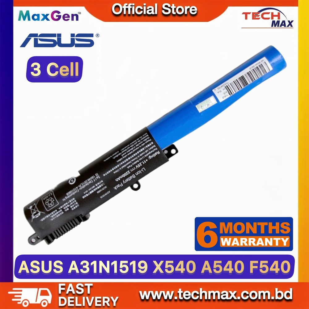 ASUS A31N1519 Battery For ASUS VivoBook X540, X540S, X540L, X540LA, X540LJ, X540SA, X540SC, X540YA, A540, A540L, A540LA, F540, F540LA, F540LJ, F540SA, F540SC, F540UP, R540, A540YA, R540L, R540LA, R540LJ, R540SA, R540UP, X543MA, X543UA, R540NA, D540NA, K540BA Series Laptop Battery 1 ASUS A31N1519 Battery for VivoBook X540 X540L X540LA A540 F540 R540 Laptop Battery