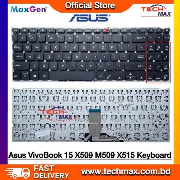ASUS VivoBook X509 X515 M509 M515 keyboard replacement
