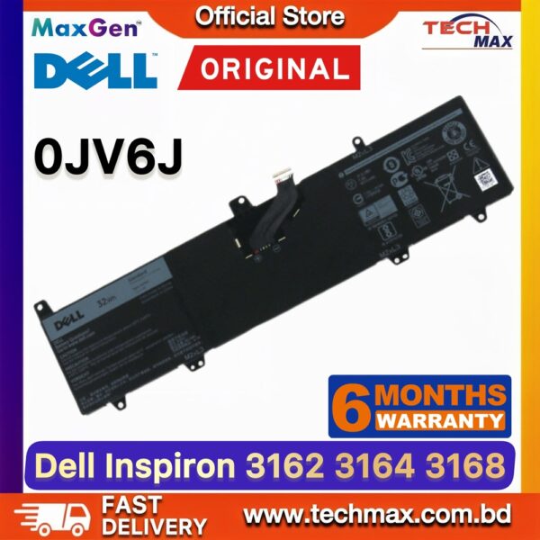 Original Dell 0JV6J Battery for Inspiron 3162 3164 3168 Laptop Battery