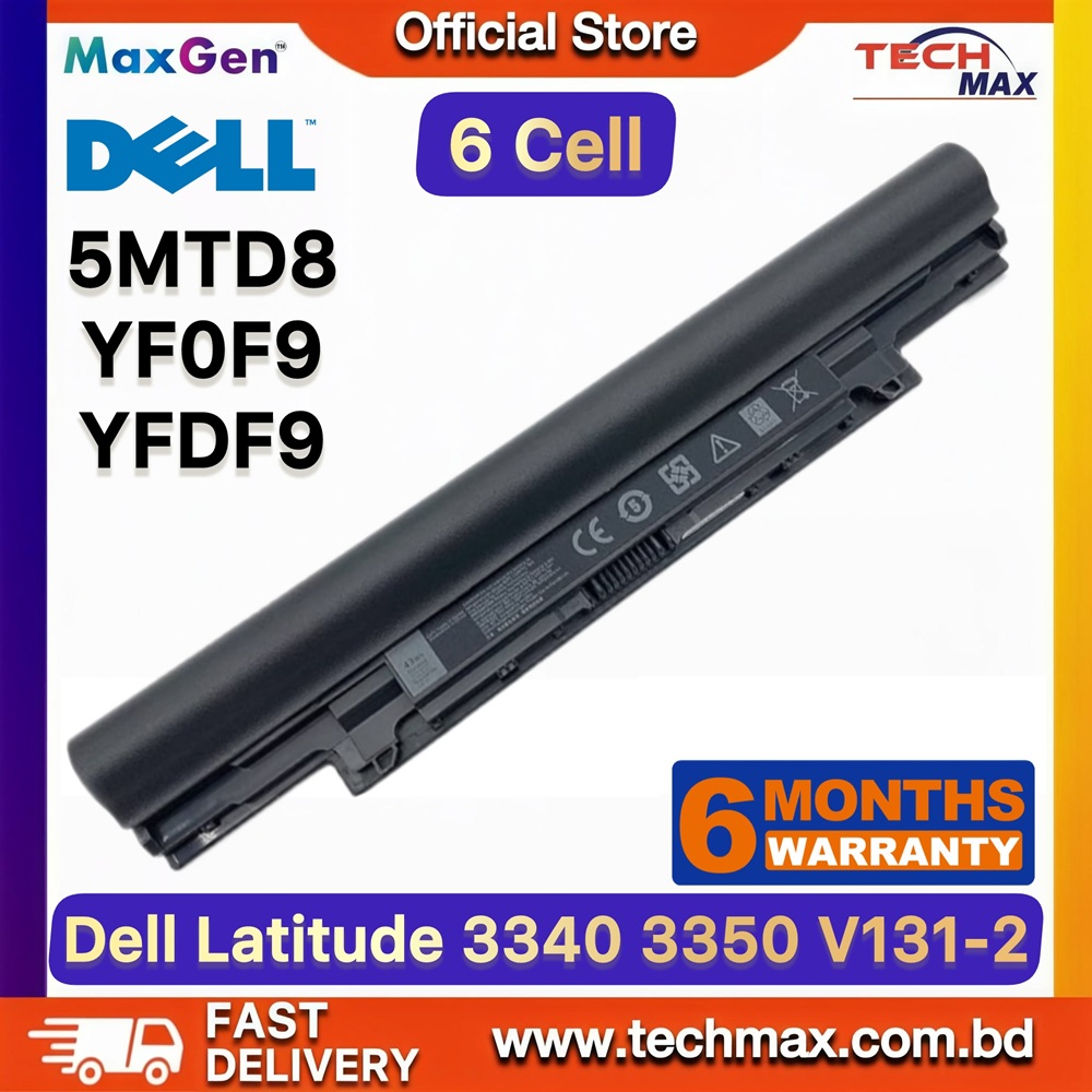 Dell 5MTD8, YFDF9, YFOF9 Battery For Dell Latitude 3340, Dell Latitude 3350 Series Laptop Battery 1 Dell 5MTD8 YFDF9 YFOF9 Battery for Latitude 3340 3350 Laptop Battery