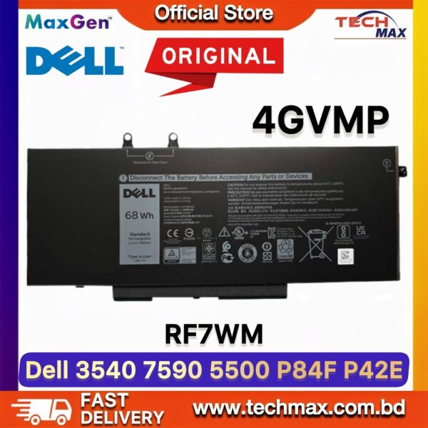 Original Dell 4GVMP 3HWPP Battery for Latitude 5400 5500 Precision 3540 Laptop Battery