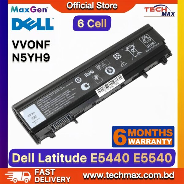 Dell VV0NF N5YH9 Battery for Latitude E5440 E5540 Laptop Battery
