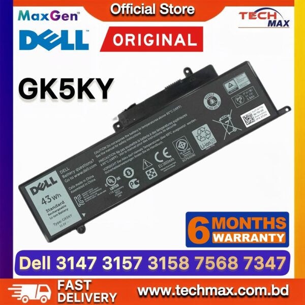 Original Dell GK5KY Battery for Inspiron 3147 3148 7347 7558 Laptop Battery
