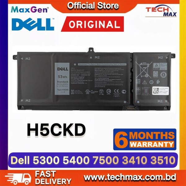 Original Dell H5CKD Battery for Inspiron 5300 5401 5501 Latitude 3410 Vostro 5300
