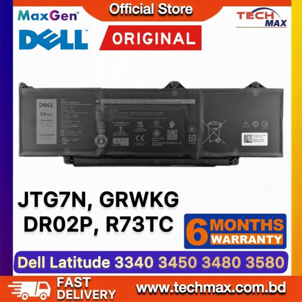 Original Dell JTG7N GRWKG Battery for Latitude 3340 3440 5340 5440 Precision 3480 Laptop Battery