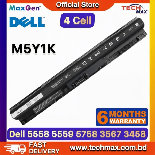 Dell M5Y1K Battery for Inspiron 14 3458 15 3558 17 5758 Laptop Battery