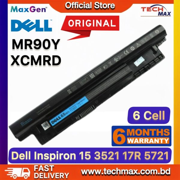 Original Dell MR90Y Battery for Inspiron 14 3421 15 3521 17 3721 Laptop Battery