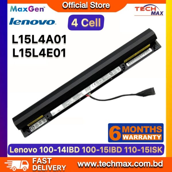 Lenovo L15L4A01 L15L4E01 Battery for IdeaPad 100-14IBD 100-15IBD 110-15ISK Laptop Battery