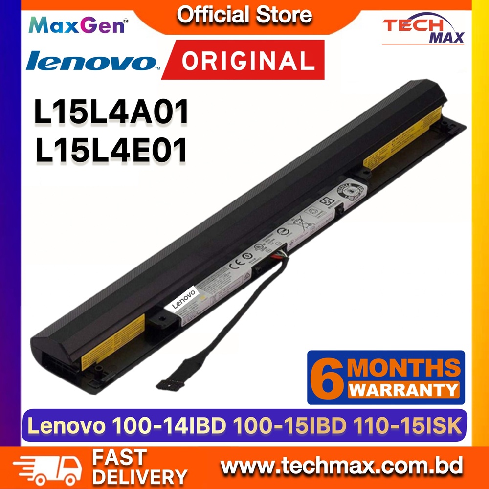 Original Lenovo L15L4A01, L15L4E01 Battery For Lenovo IdeaPad 100-14IBD, 100-15IBD, 80QQ, 110-15ISK, 110-17ACL, 110-17IKB, 300-14ISK, 300-15ISK, 300-17ISK, V4400, B50-50, B71-80, L15M4A01, L15M4E01, L15S4A01, L15S4E01 Series Laptop Battery 1 Original Lenovo L15L4A01 L15L4E01 Battery for IdeaPad 100-14IBD 100-15IBD 110-15ISK Laptop Battery