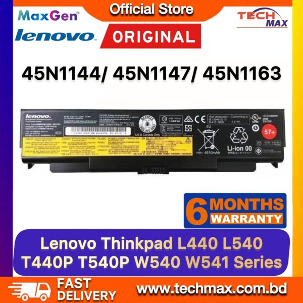 Original Lenovo 45N1144 Battery for ThinkPad T440p T540p W540 W541 L440 L540 Laptop Battery