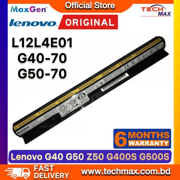 Original Lenovo L12L4E01 L12S4A02 Battery for IdeaPad G400s G500s G40 G50 Z40 Laptop Battery