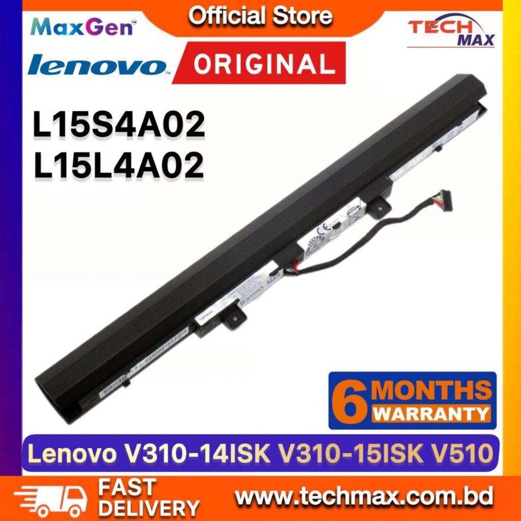 Original Lenovo L15L4A02 L15S3A01 Battery for IdeaPad V310 V110 V510 Laptop Battery