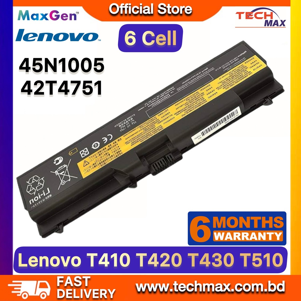 Lenovo T410, T430 Battery For Lenovo ThinkPad T410, T410i, T420, T510, T510i, T520, T520i, W510, W520, L410, L412, L510, L512, SL410, SL510, T430, T430i, T530, T530i, W530, L430, L530, 42T4702, 42T4731, 42T4751, 42T4763, 0A36303, 45N1005, 45N1001, 0A36302, 0A36303, 45N1004, 45N1000, 42T4702, 42T4751, 57Y4185 Series Laptop Battery 1 Lenovo T410 T430 Battery for ThinkPad T410 T420 T430 T520 T530 W520 Laptop Battery