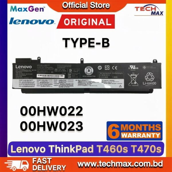 Original Lenovo 00HW022 00HW023 Battery for ThinkPad T460s 20F9 20FA T470s 20HF 20HG Laptop Battery