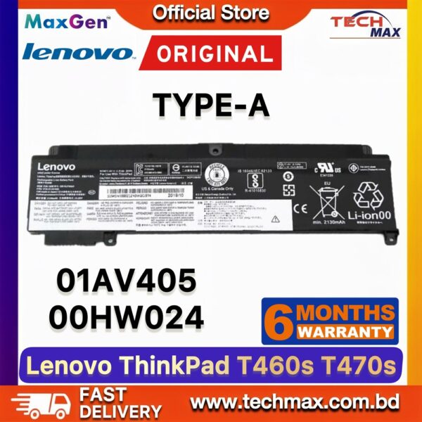 Original Lenovo 01AV406 L16M3P73 Battery for ThinkPad T460s 20F9 20FA T470s Laptop Battery